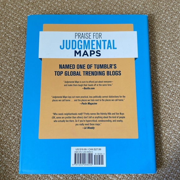 NWT Judgmental Maps Book by Trent Gillespie in Hard Cover with Dust Jacket - Picture 2 of 5